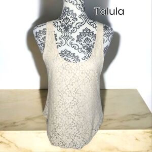 TALULA Lace Floral Tank- XSmall